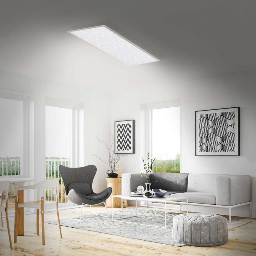 Briloner 7308-016 - Plafonnier à intensité variable LED STARRY SKY LED/24W/230V 3000-6000K + télécommande
