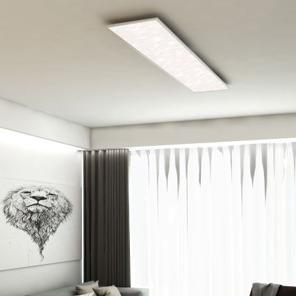 Briloner 7308-016 - Plafonnier à intensité variable LED STARRY SKY LED/24W/230V 3000-6000K + télécommande