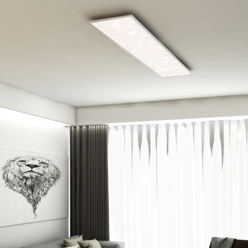 Briloner 7308-016 - Plafonnier à intensité variable LED STARRY SKY LED/24W/230V 3000-6000K + télécommande