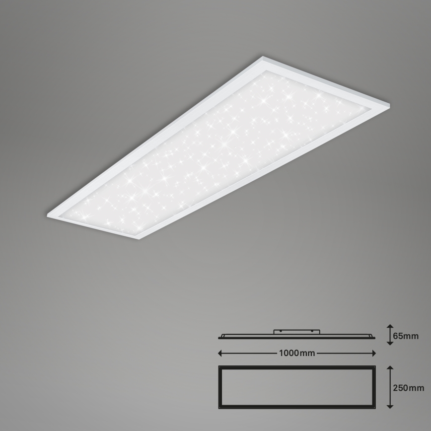 Briloner 7308-016 - Plafonnier à intensité variable LED STARRY SKY LED/24W/230V 3000-6000K + télécommande