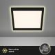 Briloner 7362-015 - LED plafondlamp CADRE LED/18W/230V 29,6x29,6 cm zwart