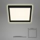 Briloner 7362-015 - Plafonnier LED CADRE LED/18W/230V 29,6x29,6 cm noir