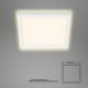 Briloner 7362-016 - Plafonnier LED CADRE LED/18W/230V 29,6x29,6 cm blanc