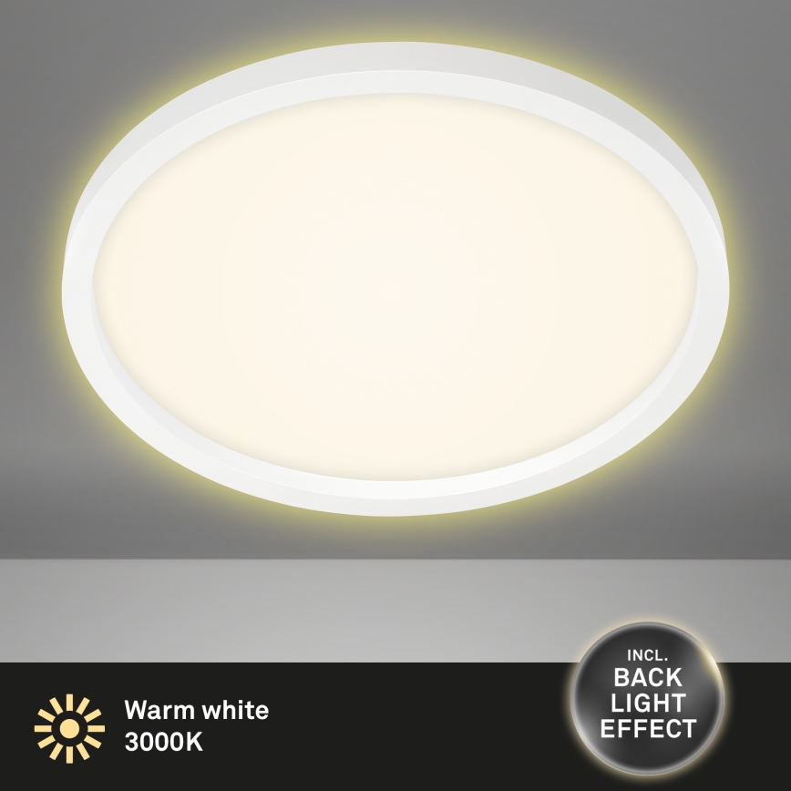 Briloner 7363-016 - LED plafondlamp CADRE LED/22W/230V d. 42,5 cm wit
