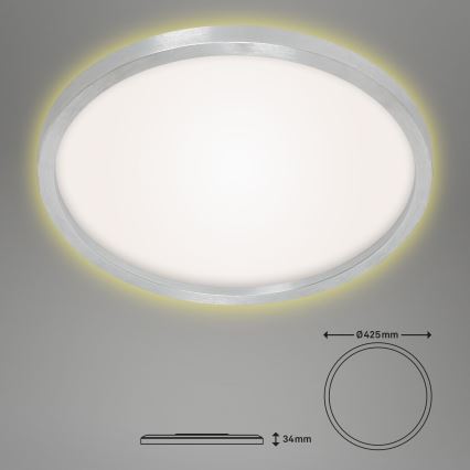 Briloner 7363-019 - LED plafondlamp CADRE LED/22W/230V d. 42,5 cm