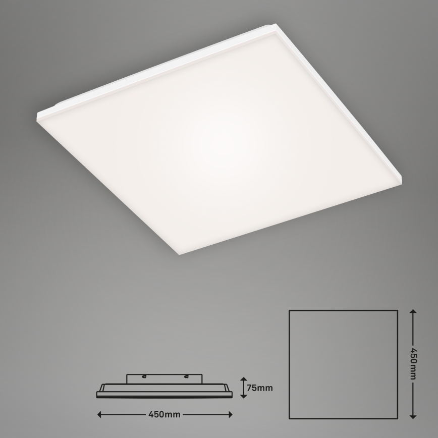 Briloner 7376-116 - Plafonnier LED FRAMELESS LED/24W/230V