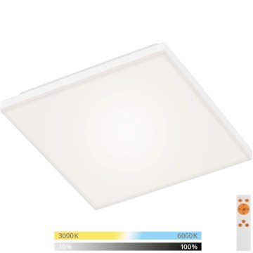 Briloner 7378-016 - Panneau à intensité variable LED/12W/230V 3000/4000/6500K + télécommande