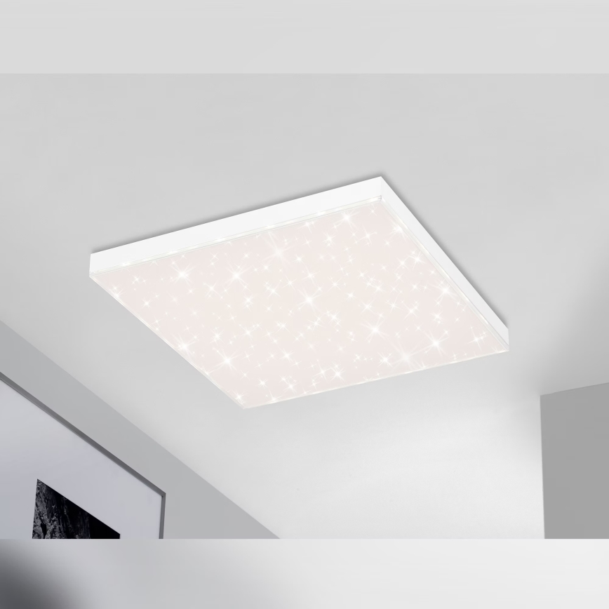 Briloner 7381-116 - Plafonnier à intensité variable STARRY SKY LED/24W/230V 3000-6500K + télécommande