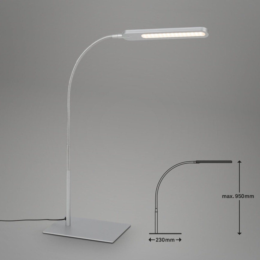 Briloner 7389-014 - LED Dimbaar aanraken flexible tafellamp SERVO LED/8W/230V 3000/4000/6500K