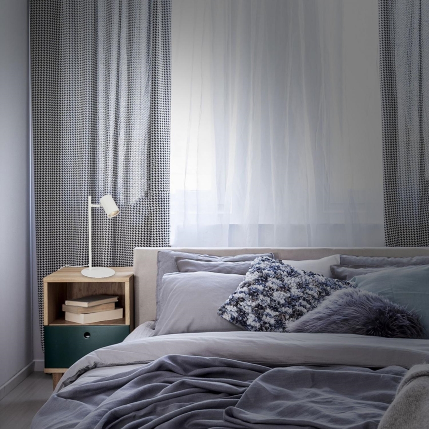 Briloner 7408-016 - Tafellamp RETRO 1xGU10/9W/230V wit