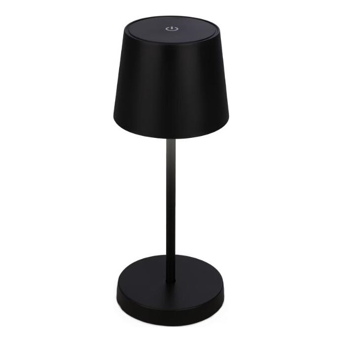 Briloner 7423015 - Lampe de table d'extérieur à intensité variable rechargeable LED/2,6W/5V IP44 2000 mAh noir