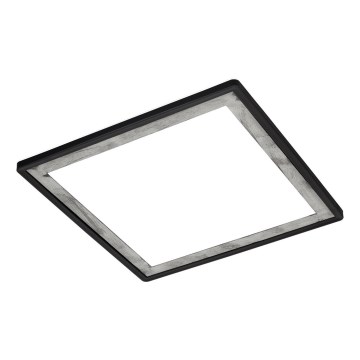 Briloner 7457-414 - LED plafondlamp SLIM 18W/230V 4000K 29x29 cm zwart