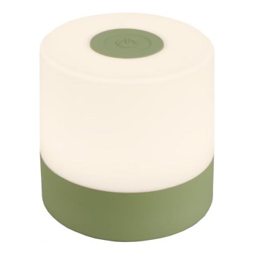 Briloner 7461019 - Lampe de table d'extérieur à intensité variable rechargeable LED/2W/5V IP44 1200 mAh vert