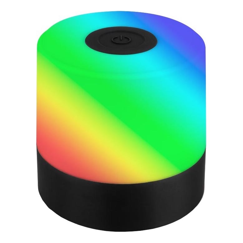 Briloner 7462015 - Lampe de table d'extérieur RGB rechargeable LED/1,5W/5V IP44 noir