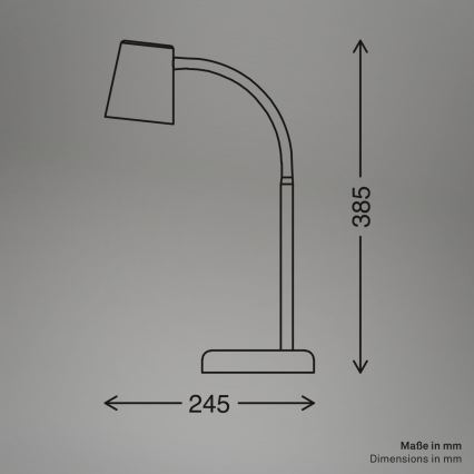 Briloner 7476-011 - Lampe de table SKRIVA 1xGU10/9W/230V beige