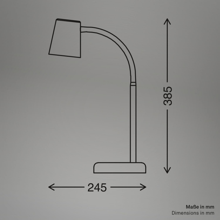 Briloner 7476-011 - Lampe de table SKRIVA 1xGU10/9W/230V beige