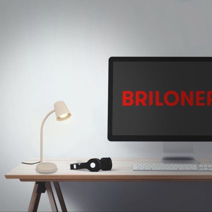 Briloner 7476-011 - Tafellamp SKRIVA 1xGU10/9W/230V beige