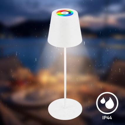Briloner 7559016 - LED RGB dimbare oplaadbare buitentafellamp COLORIS LED/3,5W/5V IP44 2000 mAh Wi-Fi Tuya