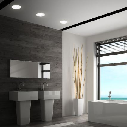 Briloner 7605036 - SET 3x LED badkamer inbouwspots LED/4,9W/230V 2700/4000/6500K IP44 wit