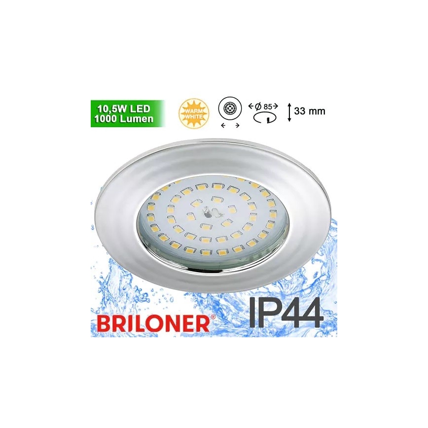 Briloner 8310-018 - Spot encastrable de salle de bain LED LED/10,5W/230V IP44