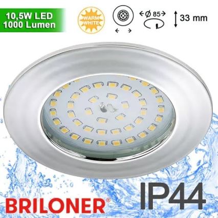 Briloner 8310-019 - Spot encastrable de salle de bain LED LED/10,5W/230V IP44