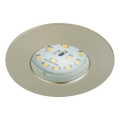 Briloner 8316-012 - LED-dimbare badkamer-inbouwspot LED/5,5W/230V IP44 mat chroom