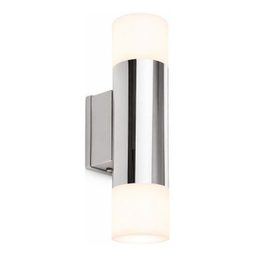 Briloner - Applique murale LED pour salle de bains 2xGU10/4,8W/230V IP44 3000K chrome brillant