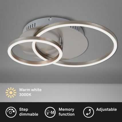 Briloner - Dimbare LED plafondlamp FRAMES LED/24,5W/230V