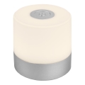 Briloner - Lampe de table d'extérieur LED tactile et dimmable, rechargeable LED/2W/5V 2700K IP44 1200 mAh chrome mat