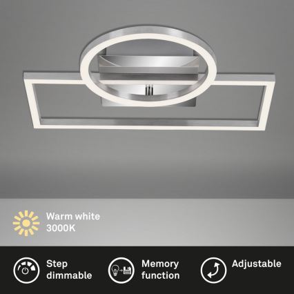 Briloner - LED dimbare plafondlamp FRAMES LED/19W/230V