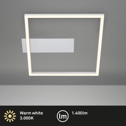 Briloner - LED plafondlamp FRAME LED/14W/230V 3000K 30x32 cm mat chroom