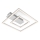 Briloner - LED plafondlamp FRAME LED/22W/230V 3000K 30x32 cm mat chroom