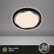 Briloner - LED Plafondlamp KAHIKO LED/15W/230V zwart