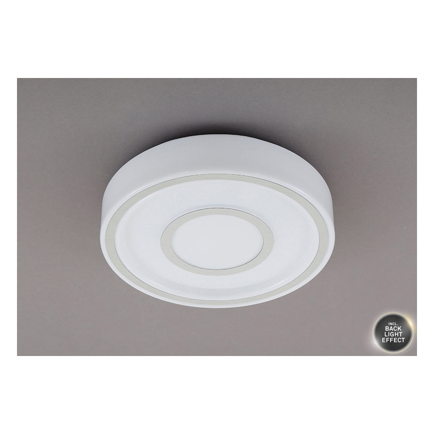 Briloner - LED Plafondlamp SIRKEL LED/12W/230V mat chroom