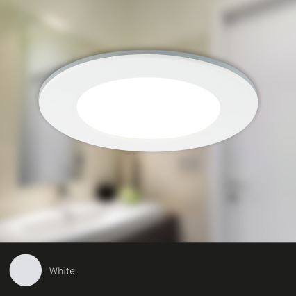 Briloner - LOT x3 Spot de salle de bain RGBW encastrable à intensité variable LED/4,8W/230V 3000-6500K IP65 + télécommande