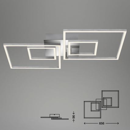 Briloner - Plafonnier à intensité variable FRAMES LED/40W/230V