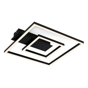 Briloner - Plafonnier LED FRAME, 22 W, 230 V, 3000 K, 30 x 32 cm, noir