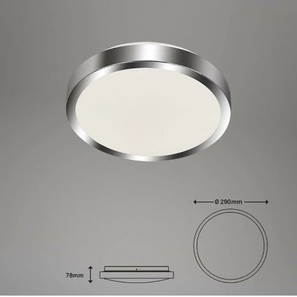 Briloner - Plafonnier LED salle de bain SPLASH LED/15W/230V IP44