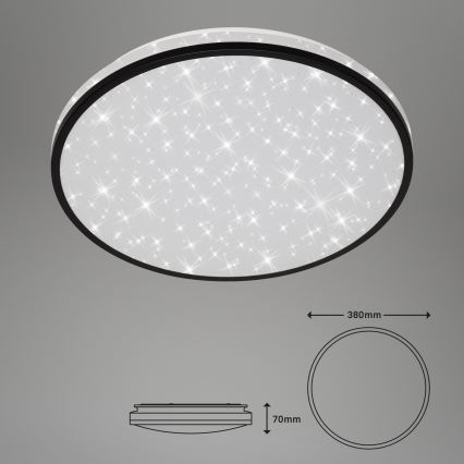 Briloner - Plafonnier STARRY SKY LED/24W/230V