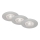 Briloner- SET 3x Hangende LED Badkamer plafond verlichting LED/4,9W/230V IP44 zilver