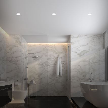 Briloner - SET 3x RGBW LED dimbare badkamer inbouwspot LED/4,8W/230V 3000-6500K IP65 + afstandsbediening