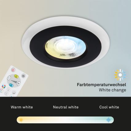 Briloner - SET 3x LED RGBW Dimbare en hangende badkamer verlichting LED/5W/230V 3000-6500K IP44 + afstandsbediening