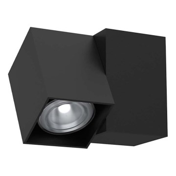 Brosline - Applique murale spot 1xGU10/10W/230V noire