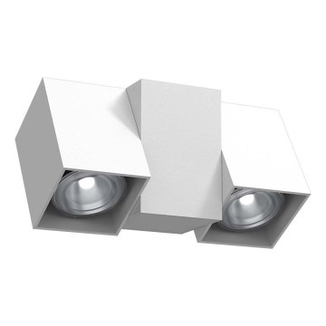 Brosline - Applique murale spot 2xGU10/10W/230V blanche