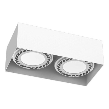 Brosline - Opbouwspot 2xGU10/18W/230V wit