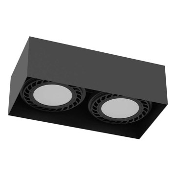 Brosline - Spot 2xGU10/18W/230V noir