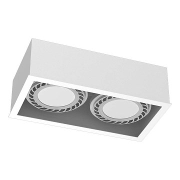 Brosline - Spotlamp 2xGU10/18W/230V wit