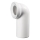 Bruckner - 90° toiletpotaansluiting 11 cm wit