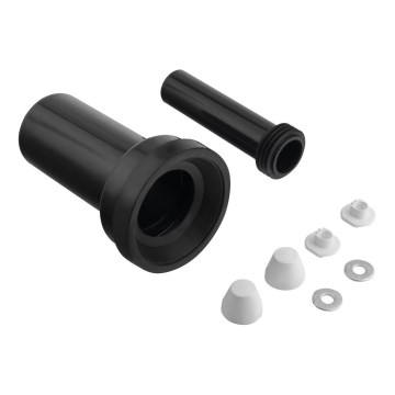 Bruckner - Aansluitset voor wandcloset 25 cm zwart