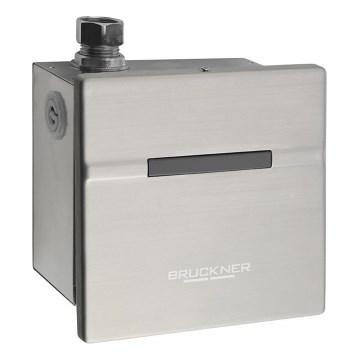Bruckner - Chasse d'eau d'urinoir à détecteur 6V DC/4xAA acier inoxydable